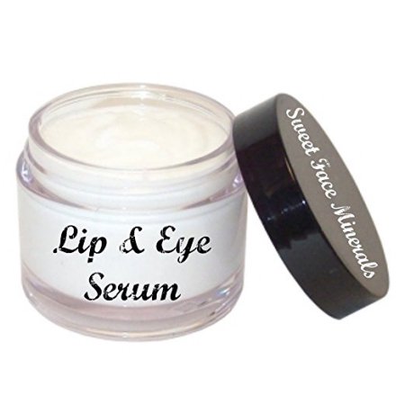 Crema de ojos y labios Suero (1 oz Jar) Arrugas crema hidratante anti-envejecimiento del contorno Orgánica Loción