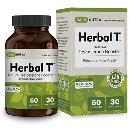 Herbal T testosterona natural Booster 60 Cápsulas