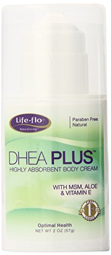 Vida-Flo DHEA PLUS crema, botellas de 2 onzas (paquete de 2)