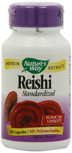 Cápsulas de Reishi de forma de la naturaleza, cuenta 100