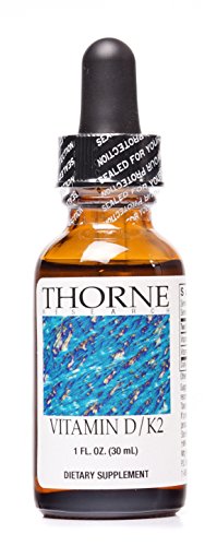 Thorne Research - líquido de la vitamina D/K2 - 1 FL. onza (30 mL)