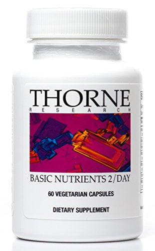 Thorne Research - nutrientes básicos 2 / día - completa Fórmula multivitamínica / Mineral - 60 cápsulas vegetarianas