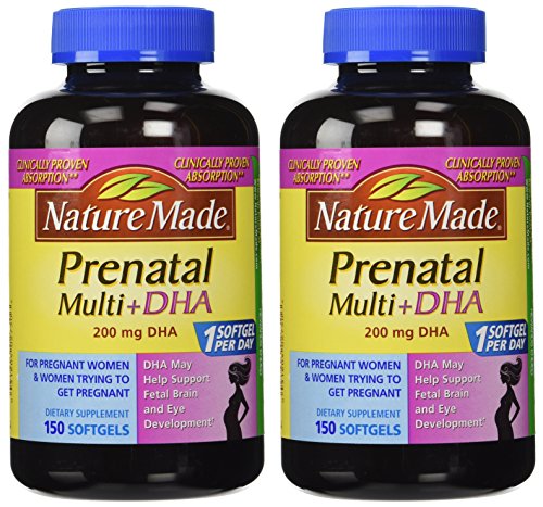 Naturaleza Prenatal Multi + Dha, 200mg, 300 cápsulas