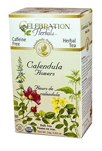 Paquete de hierbas orgánico Herbal caléndula flor suelta celebración té, 0,84 oz / 24g