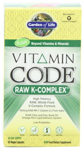 Jardín de vida vitamina Code ® - complejo de K, 60 cápsulas