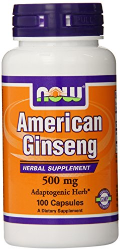 AHORA alimentos Ginseng americano, 100 cápsulas, 500 mg