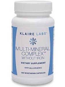 Varios Mineral complejo sin hierro 100 c de Klaire Labs