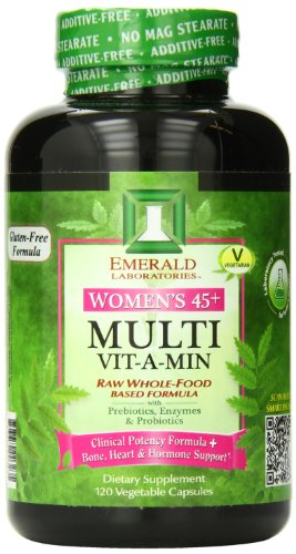 Laboratorios Esmeralda mujeres 45 Plus Multi vitamina, cuenta 120