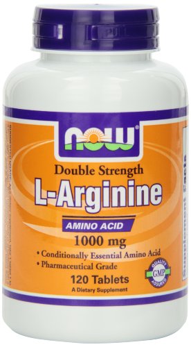 AHORA alimentos L-arginina 1000mg, 120 tabletas