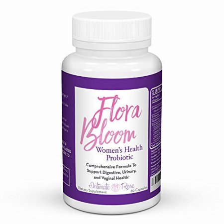 Mejores probióticos para las mujeres - la flora probiótica Bloom Suplemento - Optimizar los olores vaginales y el pH la vejiga