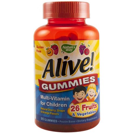 Nature's Way Alive de varios niños de vitamina Gomitas 90 CT