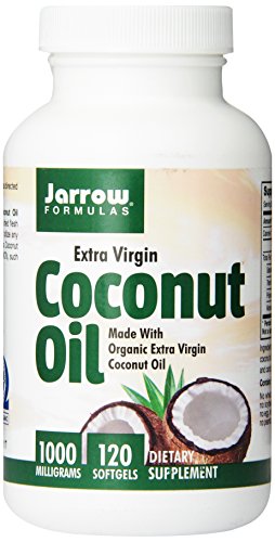 Jarrow Formulas aceite de coco 100% orgánico, Extra Virgen, 1000 mg, 120 cuenta