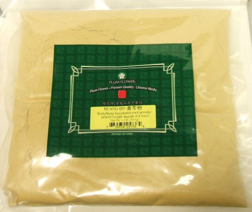 Polvo de raíz de escutelaria / Huang Qin / raíz de Scutellaria Baicalensis, hierbas a granel de 1lb / 500g