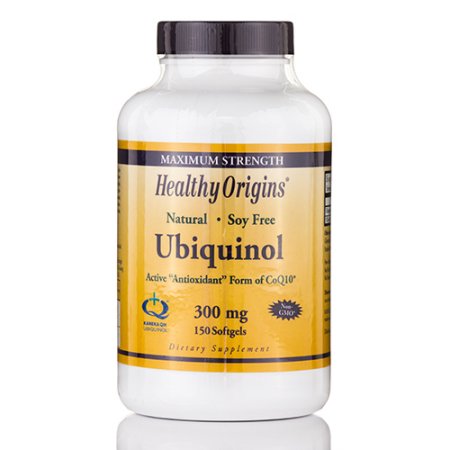 Ubiquinol 300 mg (Formulario activo antioxidante de CoQ10) - 150 Cápsulas Blandas por o saludable