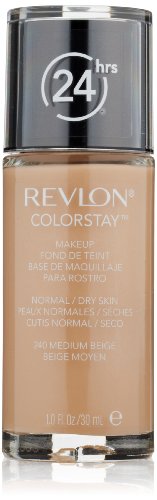Revlon ColorStay maquillaje, piel Normal/seca, SPF 15, Beige medio 240, 1 onza