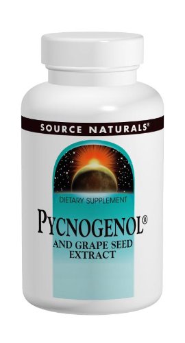 Source Naturals Pycnogenol y semilla de uva Extracto de 50mg, 60 comprimidos