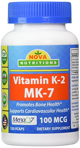 Vitamina K-2 (MK-7) 100 mcg 120 Vcaps por Nova nutriciones