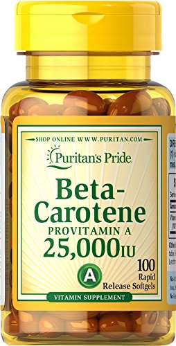 Pride betacaroteno de Puritan 25.000 UI-100 cápsulas