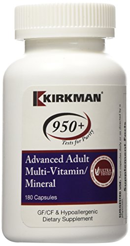 Kirkman avanzado adultos 180 cápsulas de Multi-Vitamin/minerales