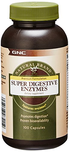 Cápsulas de enzimas digestivas Super 100 natural marca