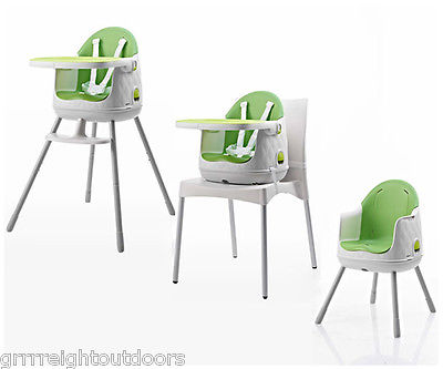 Keter Multi-Dine 3-in-1 Baby Child Infant Toddler Junior High Chair Green
