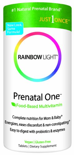 Arco iris luz uno Prenatal Multivitamin, 30 comprimidos
