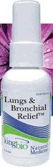 Dr. Rey Medicina Natural los pulmones y socorro bronquial, 2 onzas de líquido