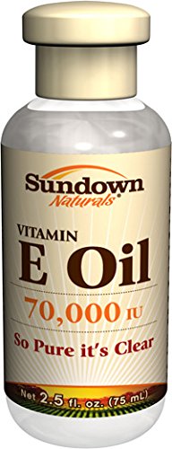 Sundown aceite de Naturals de vitamina E, IU 70.000, 2,5 onzas (paquete de 3)