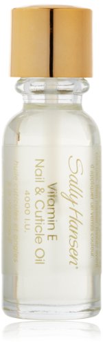 Uñas de Sally Hansen vitamina E y aceite de cutícula, 0.45 onzas de líquido