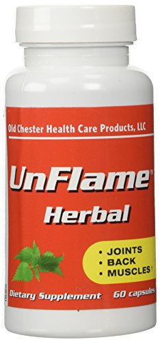 UnFlame: Excelente fórmula Herbal para las articulaciones, músculos y espalda - 60 cápsulas