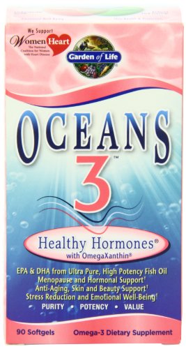 Jardín de vida océanos 3 hormonas saludables, 90 geles suaves
