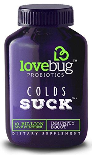 LoveBug Probiotics ♥︎ resfriados chupar ♥︎ inmunidad Boost - tecnología de entrega patentada, #1 más clínicamente estudiado cepa - L. rhamnosus GG. Suministro de 30 días. 10 billones UFC/dosis