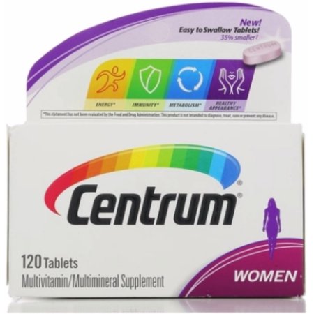 Centrum Mujeres comprimidos multivitamínicos 120 ea (Pack de 2)