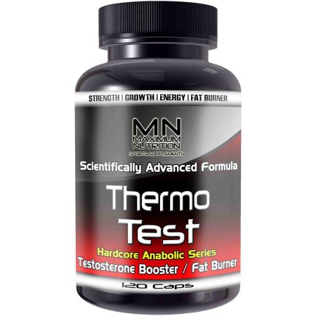 Maximum Nutrition Prueba de Thermo Testosterona y la quema de grasas Complex, 120 recuento