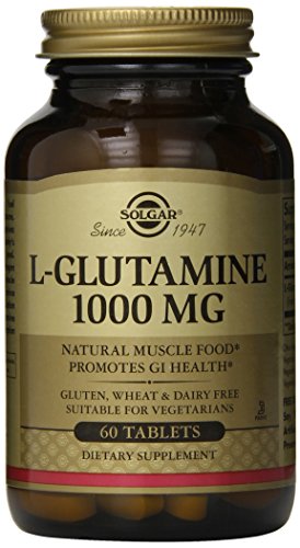 Comprimidos de L-glutamina de Solgar, 1000 mg, 60 cuenta