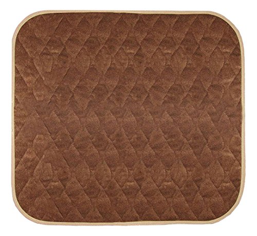 Protector de asiento impermeable lavable de Americare absorbente cojines 21 "x 22" - marrón