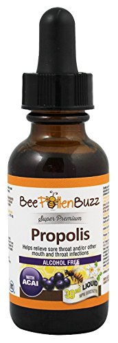 Bee polen Buzz Propóleos tintura Alcohol gratis 30 ml sabor de Acai