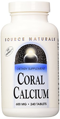 Source Naturals Coral calcio 600mg, tabletas de 240