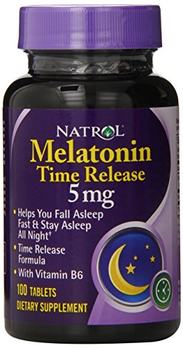 Natrol melatonina Tr 5mg, 100 tabletas de (Pack de 2)