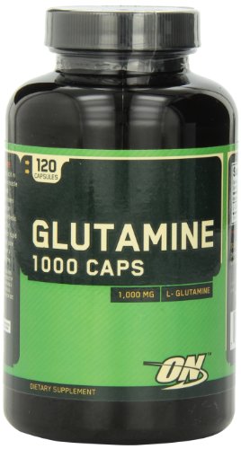 La nutrición óptima de glutamina 1000mg, 120 cápsulas