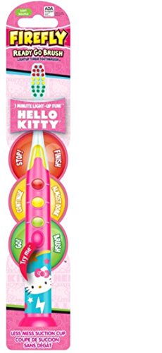 Firefly Hello Kitty Readygo suave cepillo con ventosa