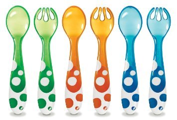 Munchkin 6-Pack cucharas y tenedores. Bebé, cucharas, munchkin, plástico, horquilla, juego, cubiertos casa mejora / accesorios