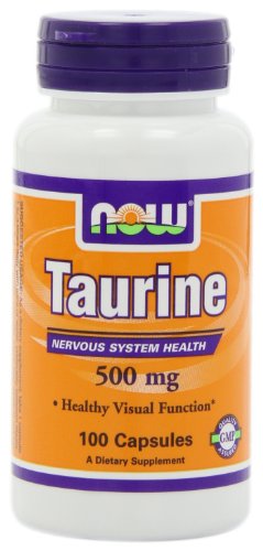 AHORA alimentos taurina 500mg, 100 cápsulas (paquete de 3)