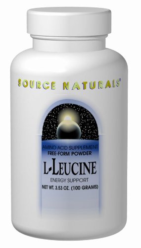 Source Naturals L-leucina, 500mg, 60 cápsulas