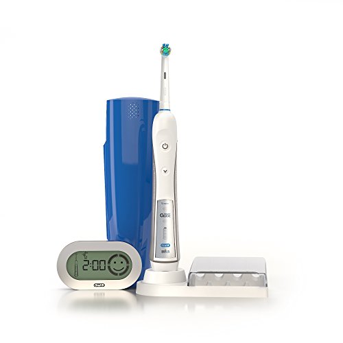 Oral-B profesional sano limpio + hilo dental cepillo de dientes eléctrico recargable acción 5000 precisión (embalaje puede variar)