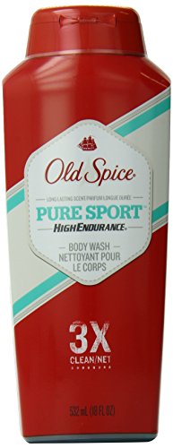 Old Spice cuerpo lavado 18 Fl Oz alta resistencia deportiva aroma Varonil (paquete de 6)