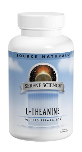 Source Naturals L-teanina 200mg, 60 capsulas (Pack de 2)