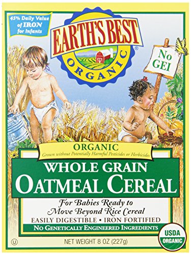Mejor orgánico, todo avena cereales de la tierra, 8 onzas (Pack de 12)