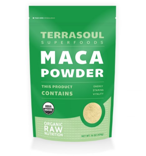 Terrasoul Superfoods polvo de Maca (orgánico), 16 onzas