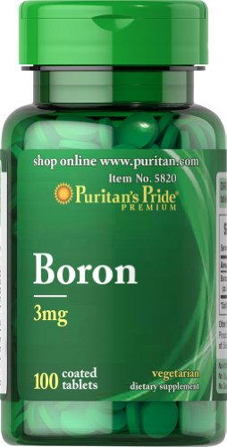 Pride boro de Puritan 3 mg-100 comprimidos